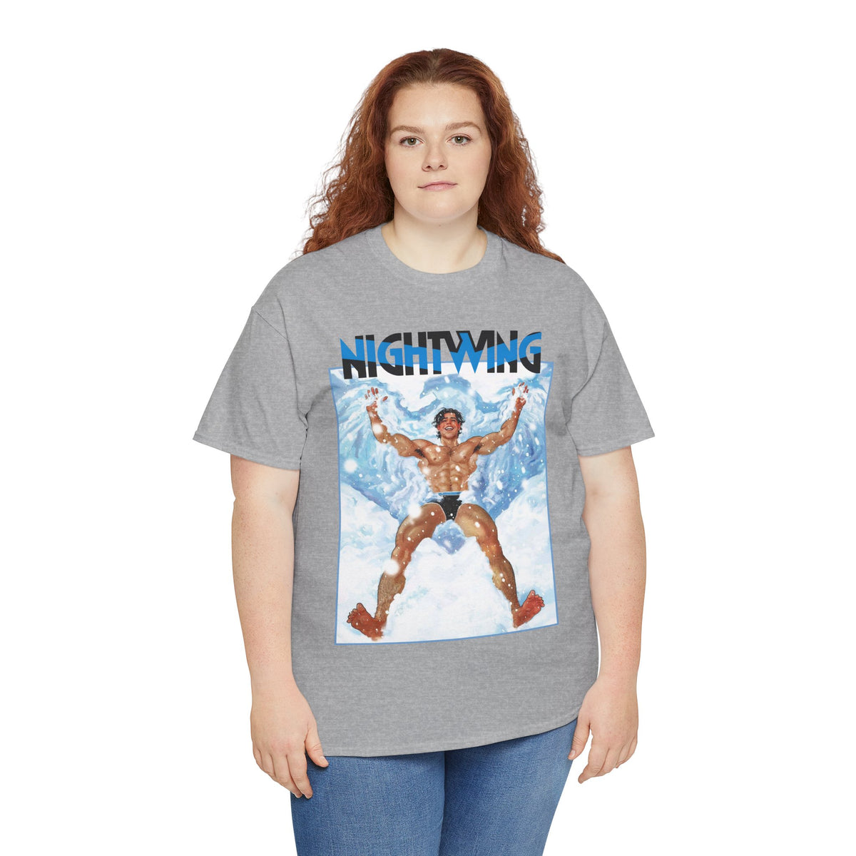 Nightwing T-Shirt - Nick Robles Art - Dick Grayson in the Snow - #111 Cover Art - DC Comics