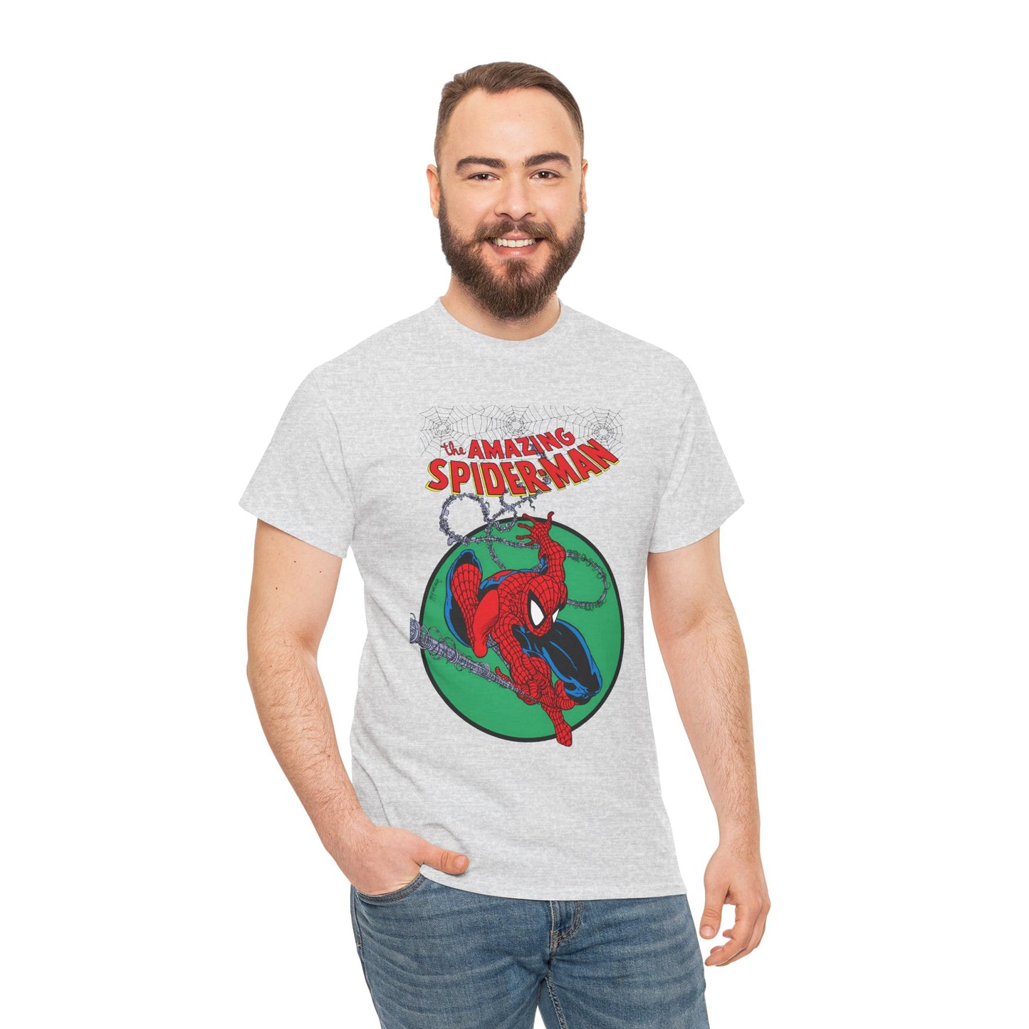 Amazing Spider-Man T-Shirt - Todd McFarlane Art - Cover to Issue #301 - Peter Parker, Web-Slinger - Marvel Comics