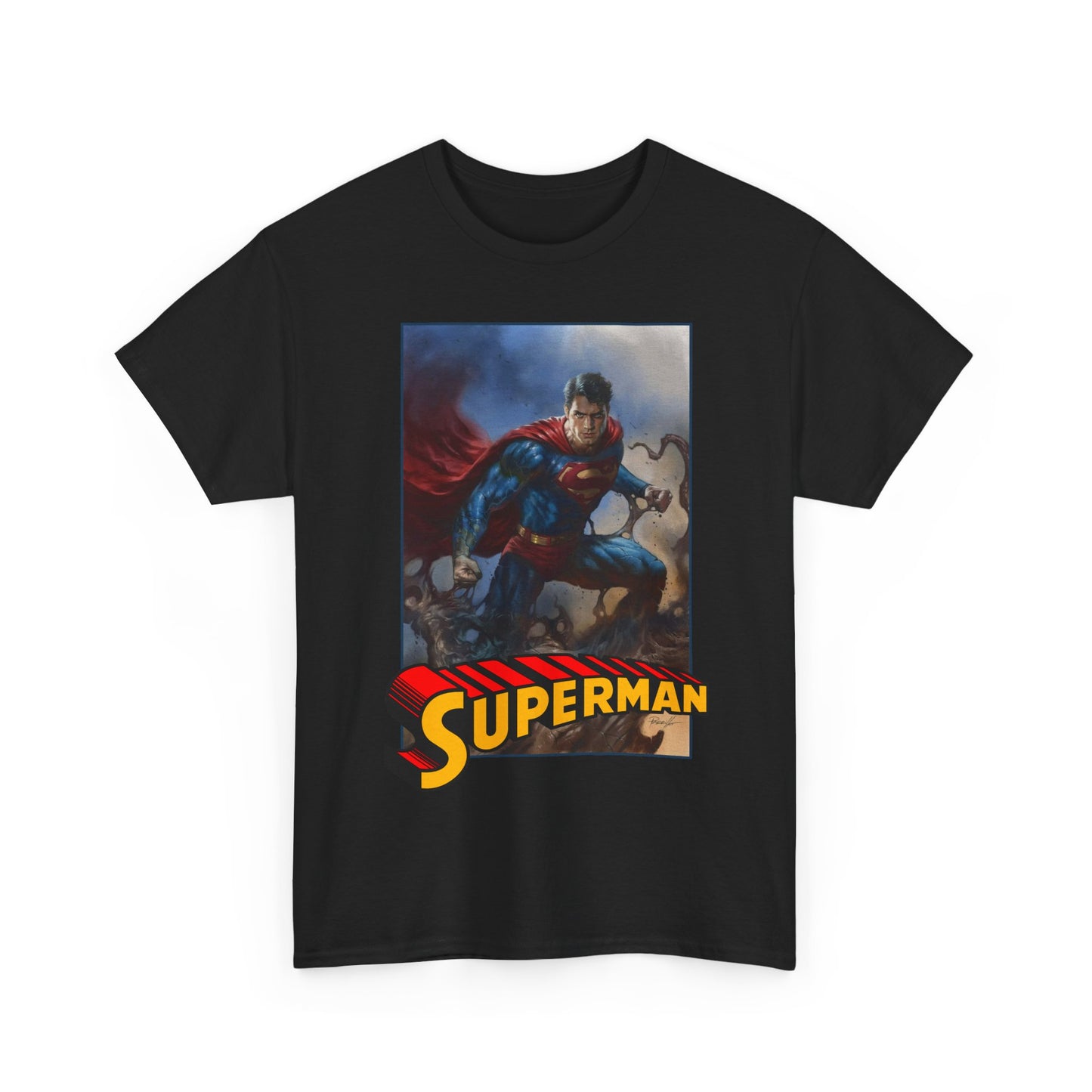 Superman T-Shirt - Lucio Parrillo Art - Man of Steel - DC Comics