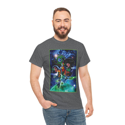 Green Lantern T-Shirt - Liam Sharp Art - Alan Scott, Hal Jordan, Kyle Rayner - DC Comics
