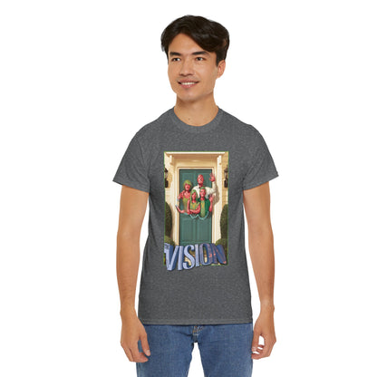 Vision T-Shirt - Mike Del Mundo Art - Avengers Member - The Visions Family - Tom King Story - Future MCU Series - Marvel Comics