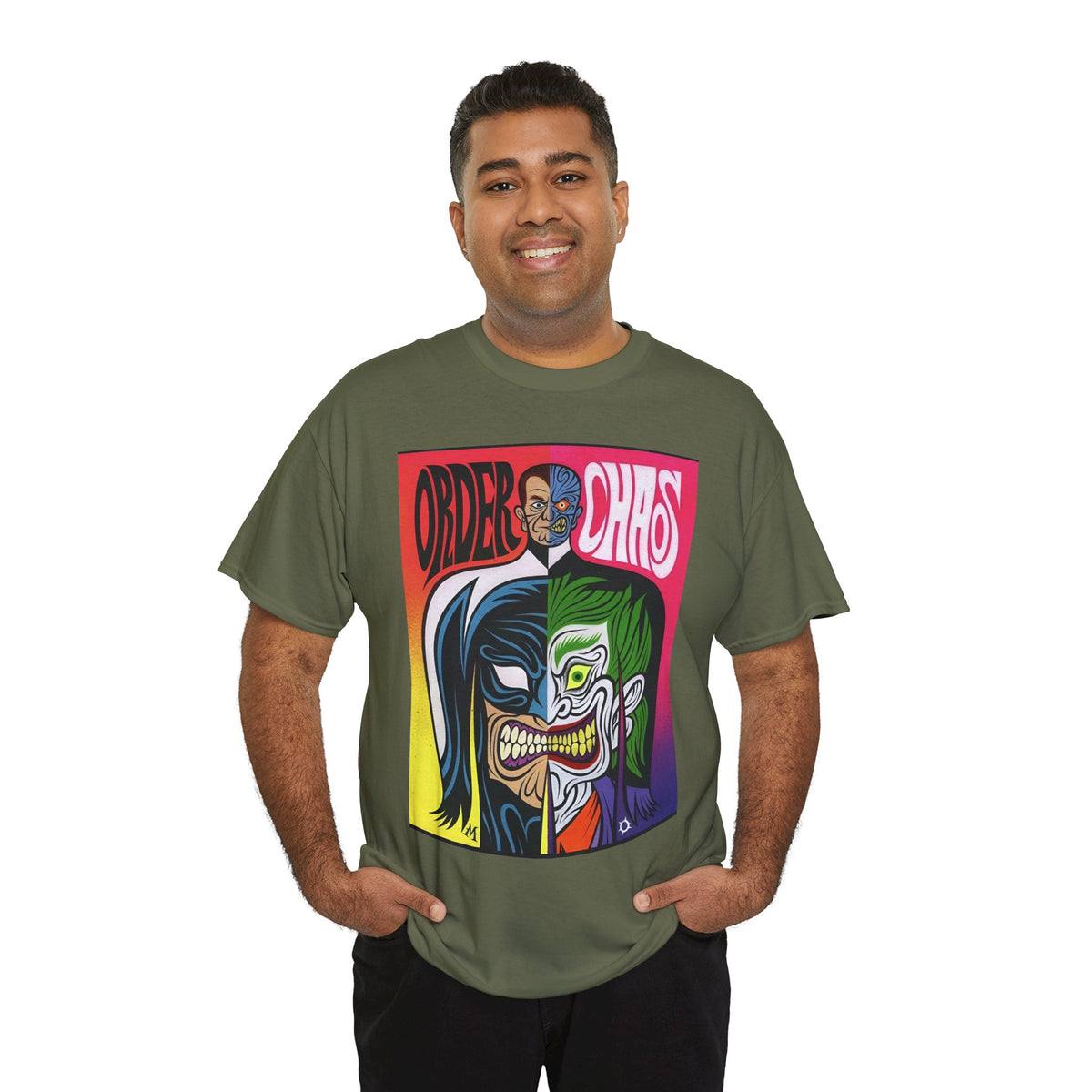 Joker Two-Face T-Shirt - Order/Chaos - DC Comics
