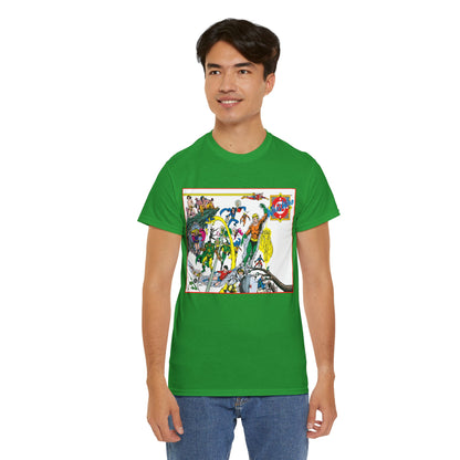 Who's Who in the DC Universe T-Shirt - George Perez Art - #1 Cover - Aquaman, Arion, Amazing Man, Amethyst - DC Comics
