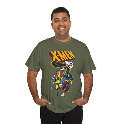 X-Men T-Shirt - John Byrne Art - Wolverine, Storm, Cyclops, Colossus, Nightcrawler - Marvel Comics Mutants