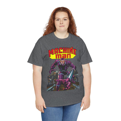 Machine Man T-Shirt - Jack Kirby Creation - Popular 1970s Hero - Marvel Comics