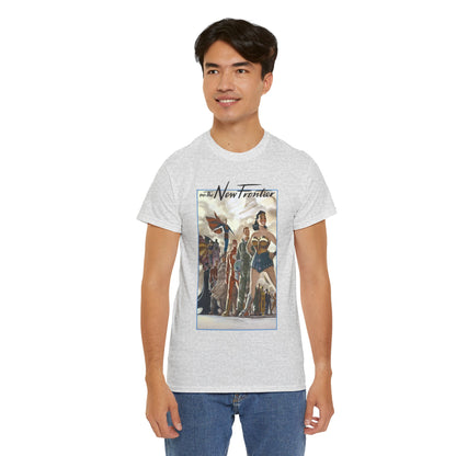 DC: The New Frontier T-Shirt - Darwyn Cooke Art - Superman, Wonder Woman, Flash, Batman - DC Comics