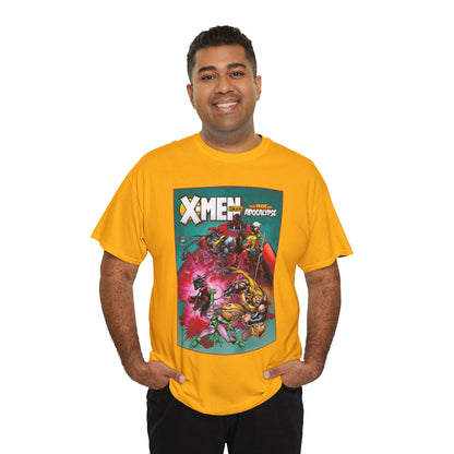 X-Men: Age of Apocalypse T-Shirt - Adam Kubert Art - Magneto, Rogue, Nightcrawler, Gambit, Blink, Sabretooth - Dawn - Marvel Comics