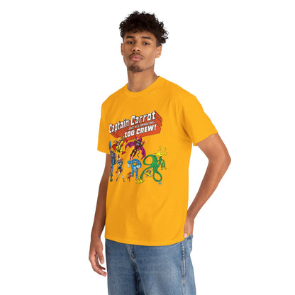 Captain Carrot & the Zoo Crew T-Shirt - 1980s Funny Animal Comic Series - DC Comics