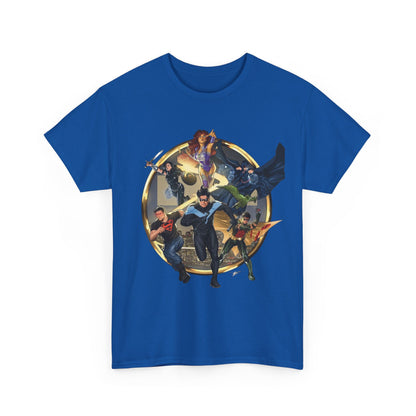 Titans T-Shirt - Taurin Clarke Art - Nightwing, Raven, Starfire, Wonder Girl, Superboy, Robin - DC Comics