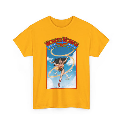 Wonder Woman T-Shirt - George Perez Art - Post-Crisis 1980s Retro Graphic - Themyscira - DC Comics