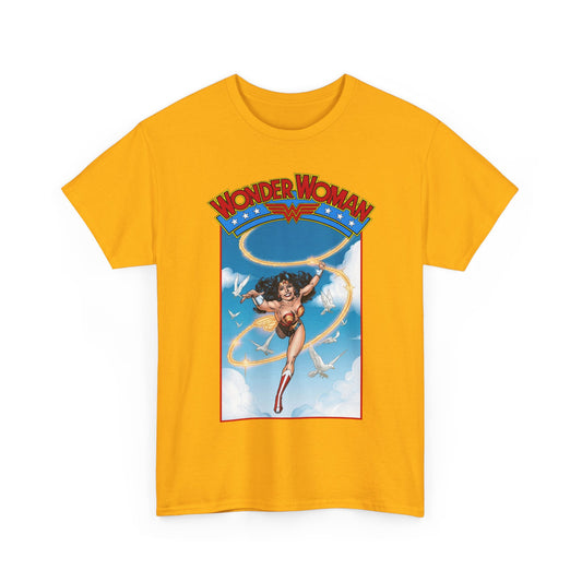 Wonder Woman T-Shirt - George Perez Art - Post-Crisis 1980s Retro Graphic - Themyscira - DC Comics