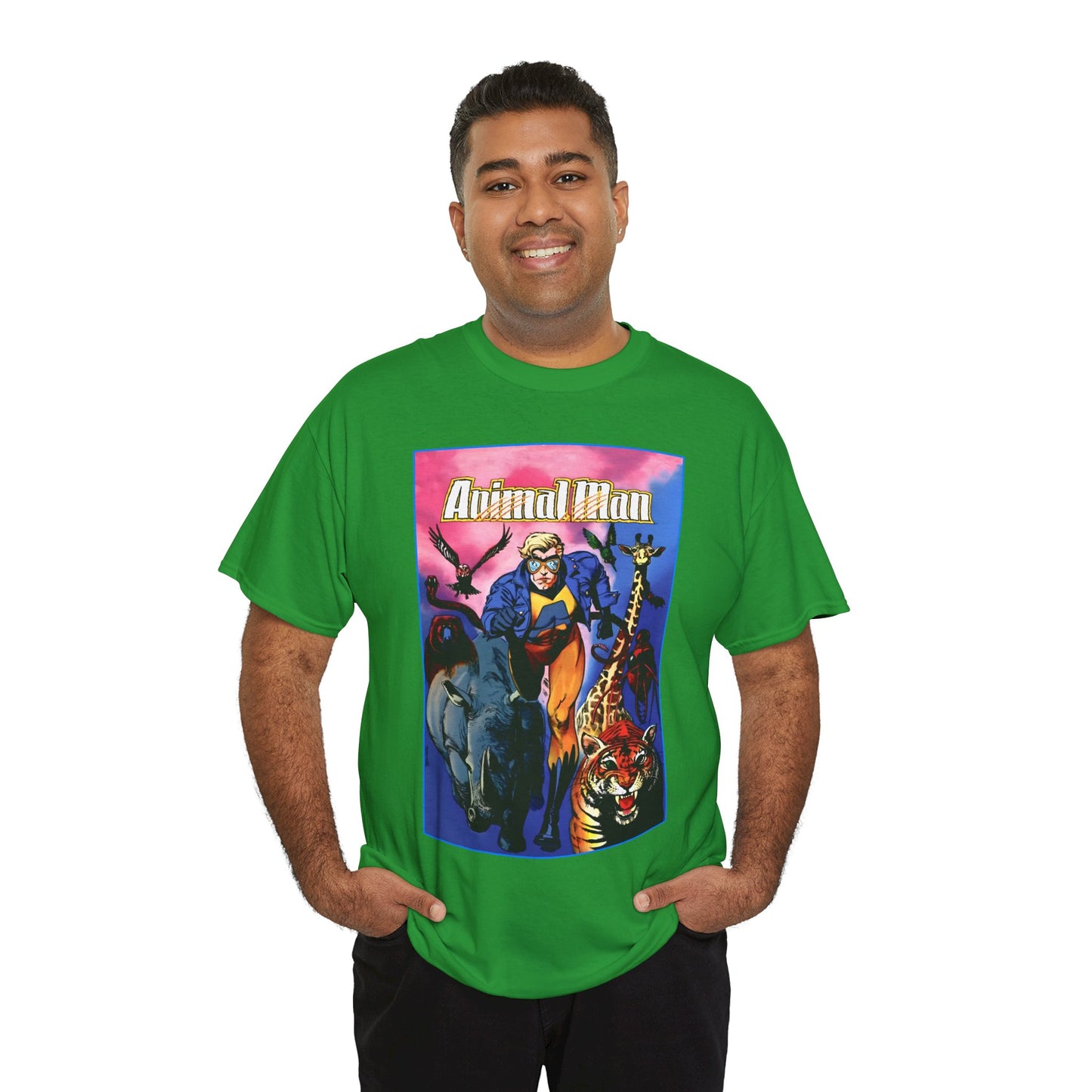 Animal Man T-Shirt - Brian Bolland Art - #1 Cover Art - Buddy Baker - DC Comics, Vertigo Comics
