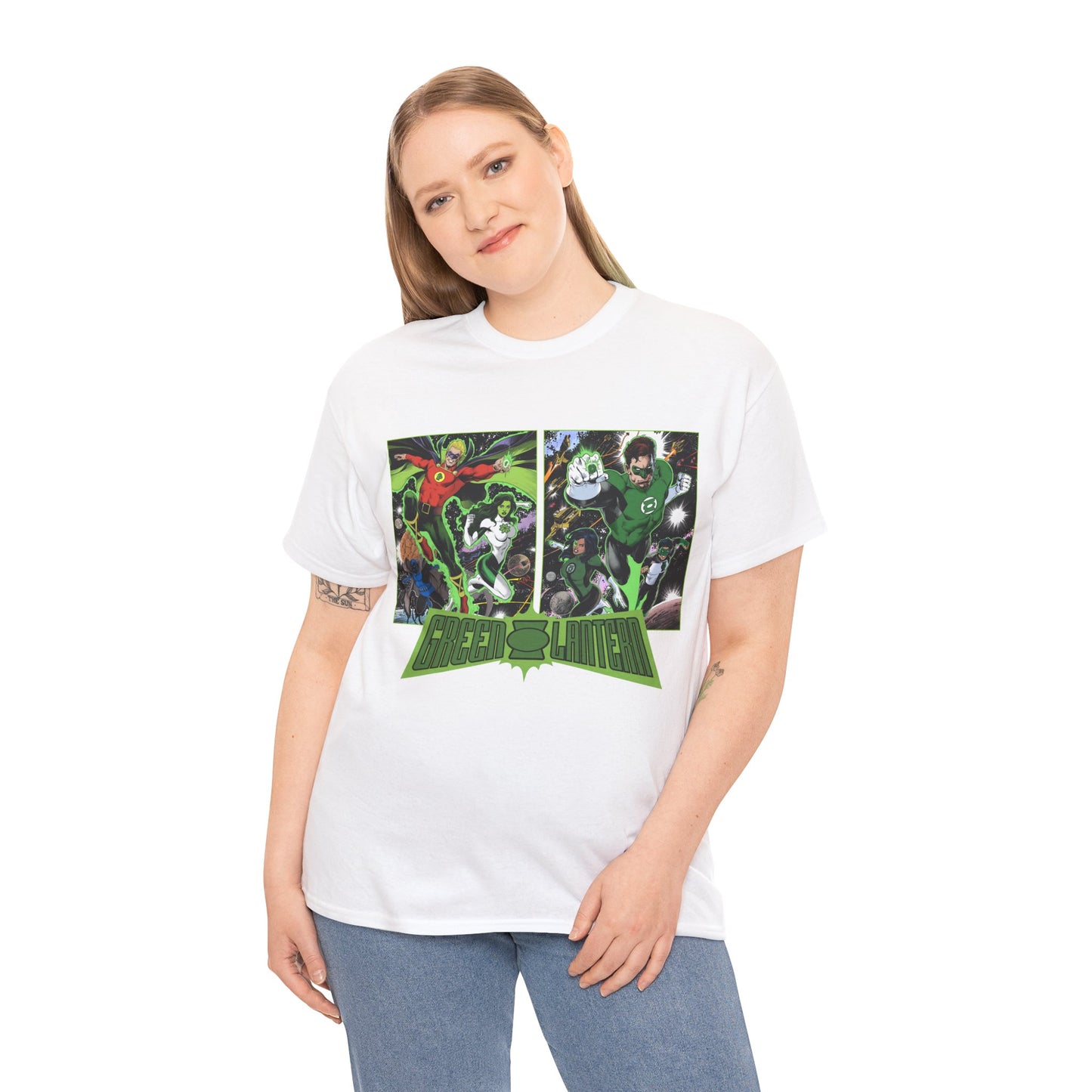 Green Lantern T-Shirt - Alan Scott, Jade, Obsidian, Hal Jordan, Jessica Cruz, Kyle Rayner - The Corps - DC Comics