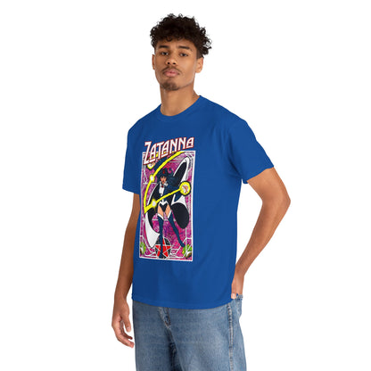 Zatanna T-Shirt - George Perez Postcard Art - Justice League Magic Member - JLA Satellite Era - DC Comics