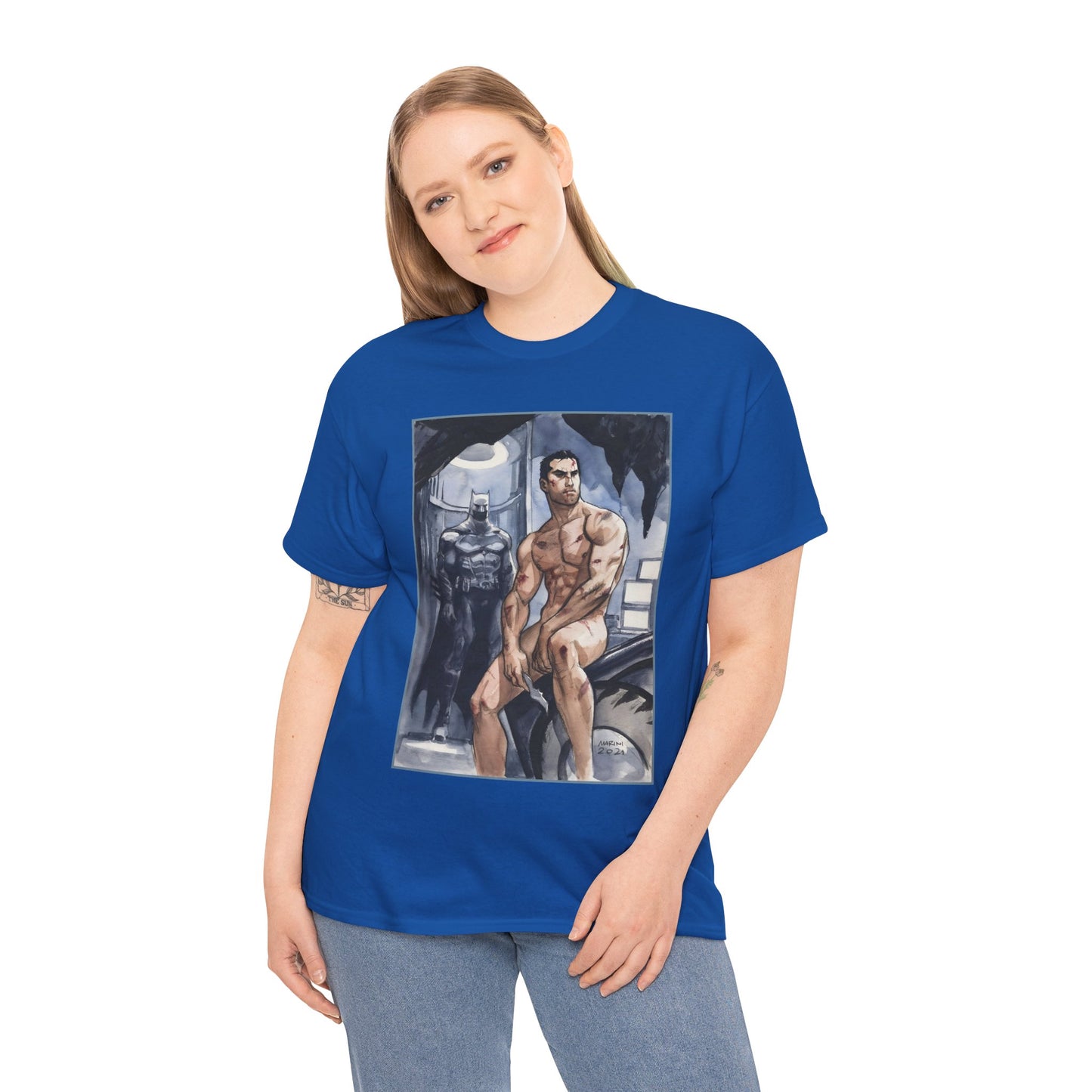 Batman in the Buff T-Shirt - DC Comics