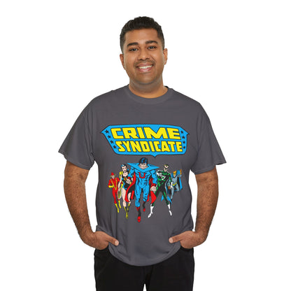 Crime Syndicate T-Shirt - Ultraman, Owlman, Superwoman, Power Ring, Johnny Quick - Earth 3 Justice League Villains - DC Comics
