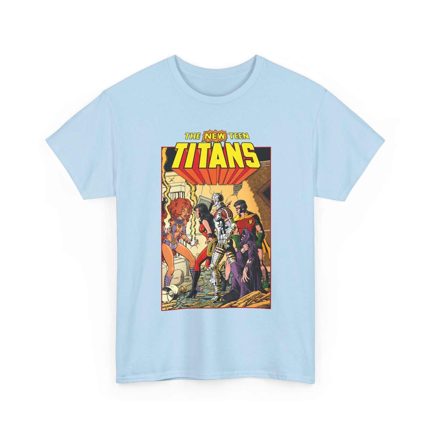 New Teen Titans T-Shirt - George Perez Art - #16 Cover - Wonder Girl, Robin, Starfire - DC Comics