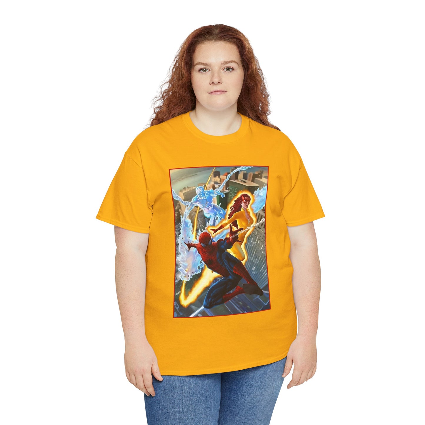 Spider-Man & His Amazing Friends T-Shirt - Firestar, Iceman - Marvel Comics