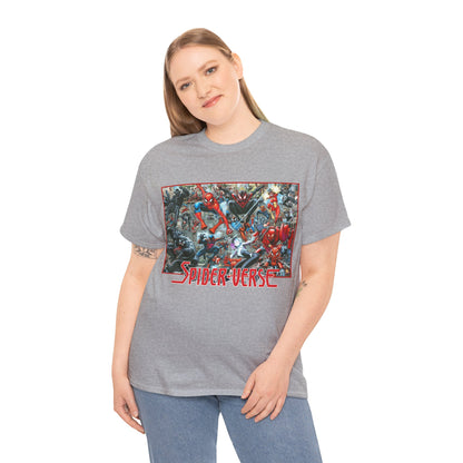 Spider-Verse T-Shirt - Arthur Adams Art - Spider-Man, Venom, Spider-Man 2099, Miles Morales, Spider-Woman - Marvel Comics