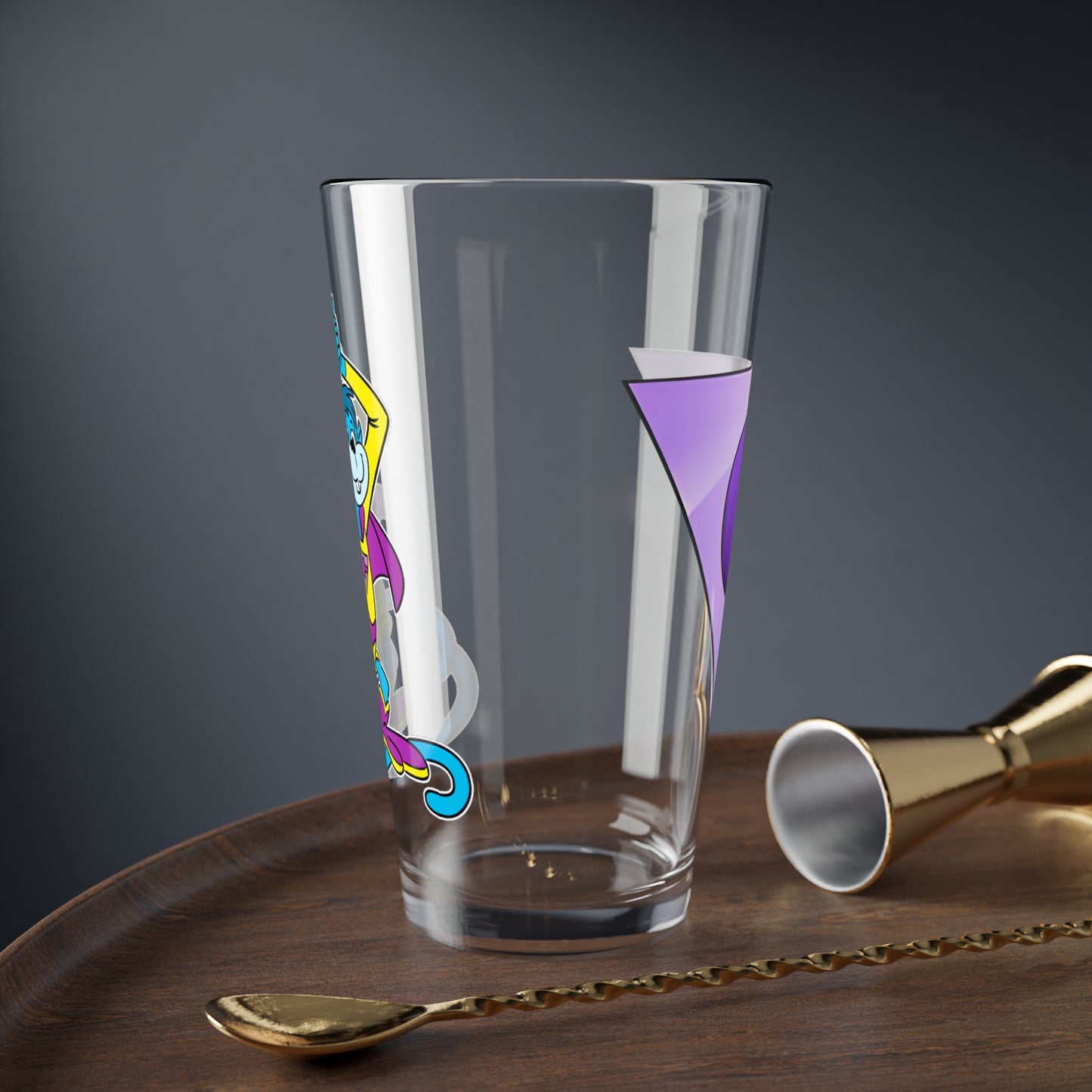 Gleek Pint Glass, 16oz - Wonder Twins Mascot - Super Friends Pet Monkey from Exxor - DC Comics - Zan & Jayna