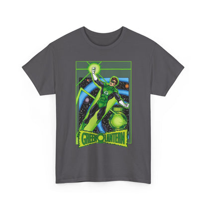 Green Lantern T-Shirt - George Perez JLA Postcard Art - DC Comics - Hal Jordan - Sector 2814 - Justice League Member