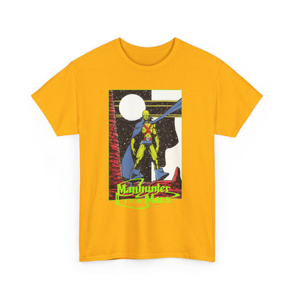 Martian Manhunter T-Shirt - George Perez Art - 1980s Justice League of America (JLA) Postcard Art - DC Comics