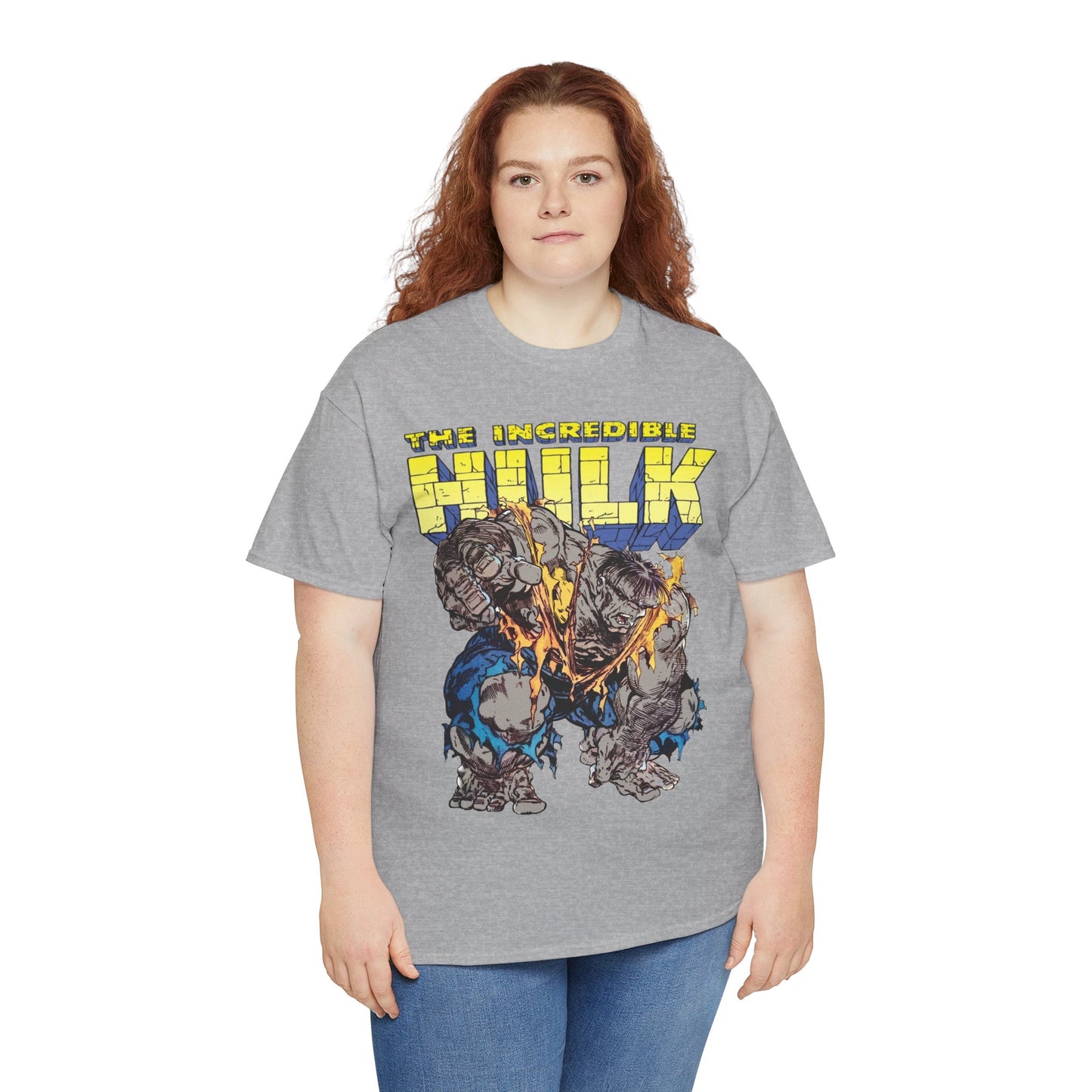 Incredible Hulk T-Shirt - Todd McFarlane Art - Marvel Comics - Grey Hulk, Bruce Banner