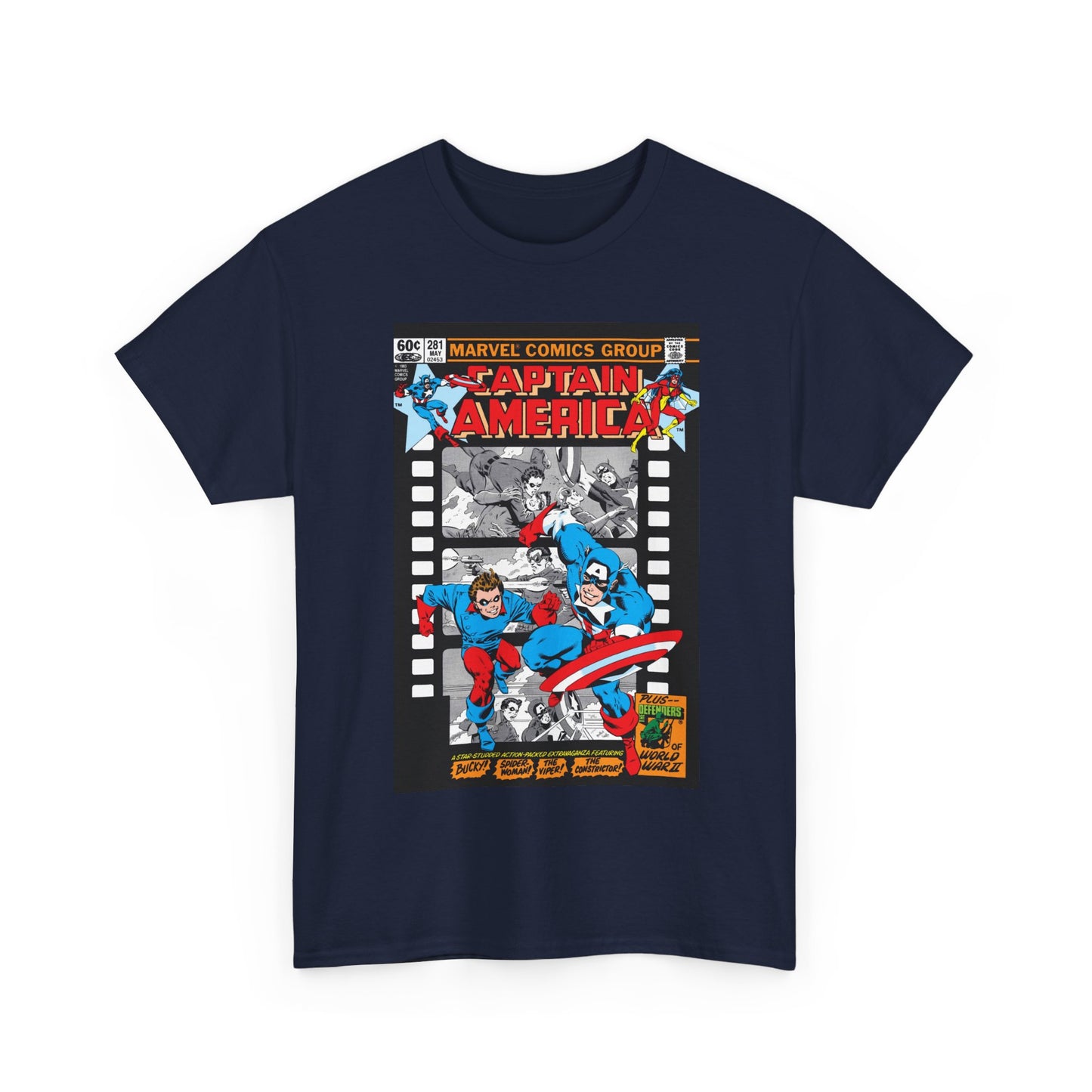 Captain America #281 T-Shirt - Mike Zeck Art - Marvel Comics