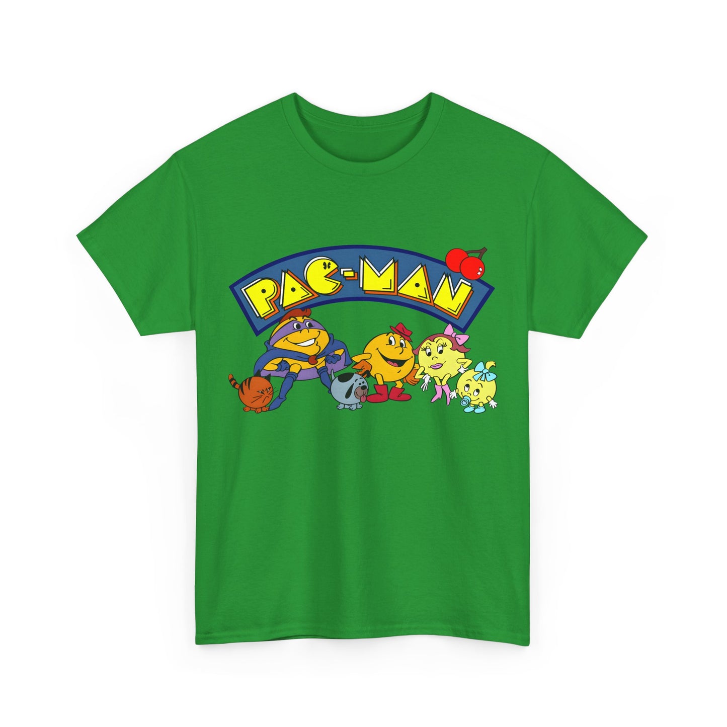 Pac-Man T-Shirt - Ms Pac-Man, Baby Pac - Hanna-Barbera Saturday Morning Cartoon - Popular 1980s TV Animation