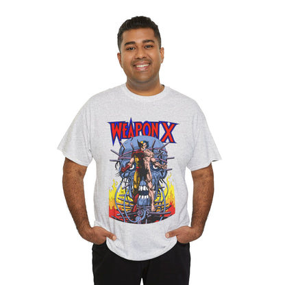 Weapon X T-Shirt - Barry Windsor-Smith Art - Wolverine Origin Story Before He Joined the X-Men - Logan, Mutant Leader - Marvel Comics