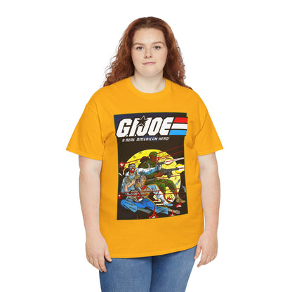 G.I. Joe T-Shirt - Mike Zeck Art - Stalker, Snow Job and Quick Kick - #61 Cover Art - Marvel Comics