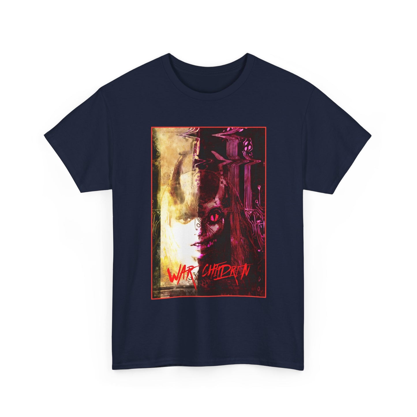 Magik/Darkchylde T-Shirt - Bill Sienkiewicz Art - Illyana Rasputina, New Mutants Member - War Children - Marvel Comics
