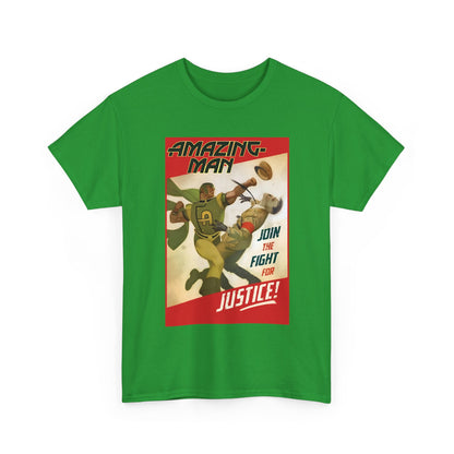 Amazing Man T-Shirt - All-Star Squadron - Join the Fight for Justice - DC Comics