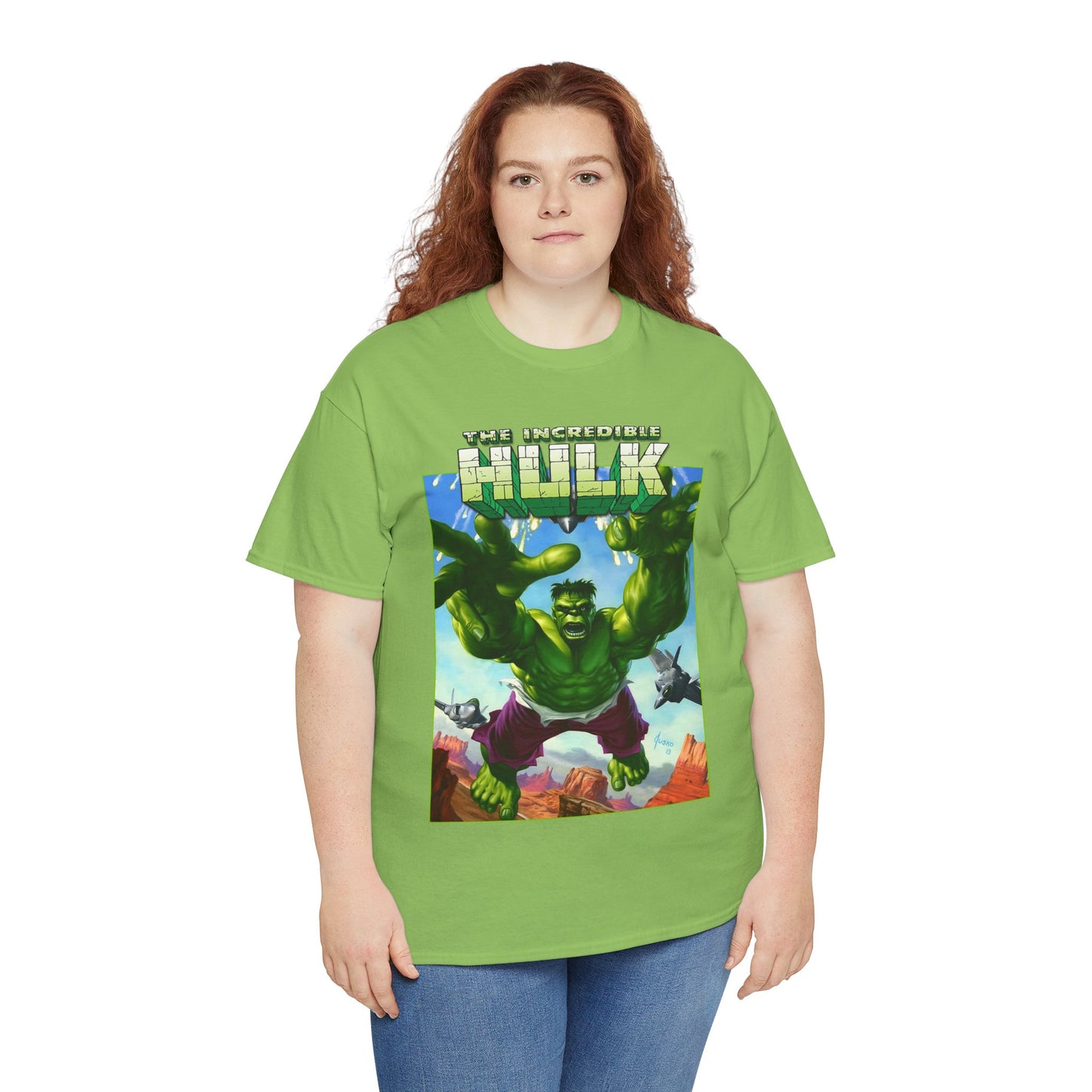 Incredible Hulk T-Shirt - Joe Jusko Art - Bruce Banner - Marvel Comics