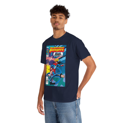 West Coast Avengers #46 T-Shirt - John Byrne Art - Great Lakes Avengers Appearance - Marvel Comics