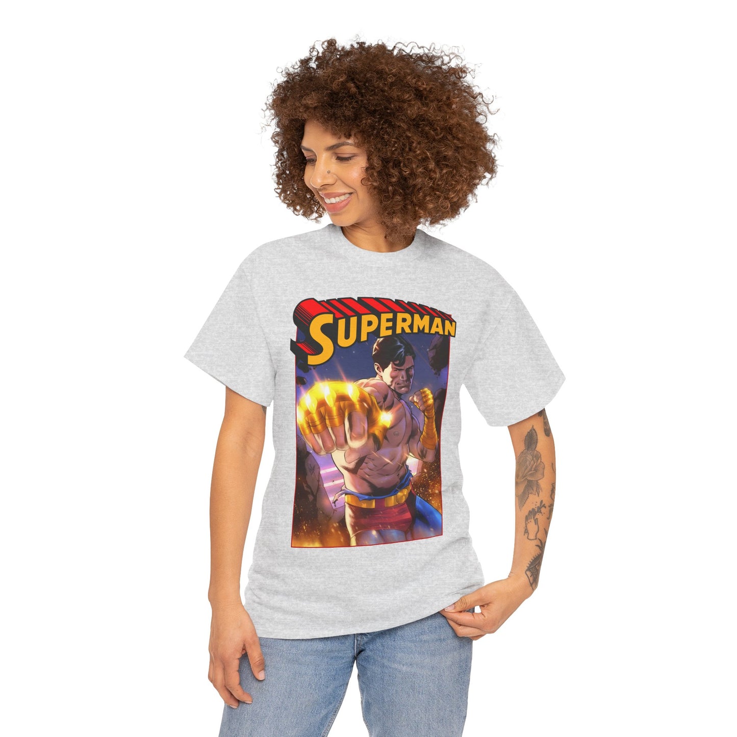 Superman T-Shirt - Lucas Meyer Art - DC K.O. Cover Art - Man of Steel - DC Comics