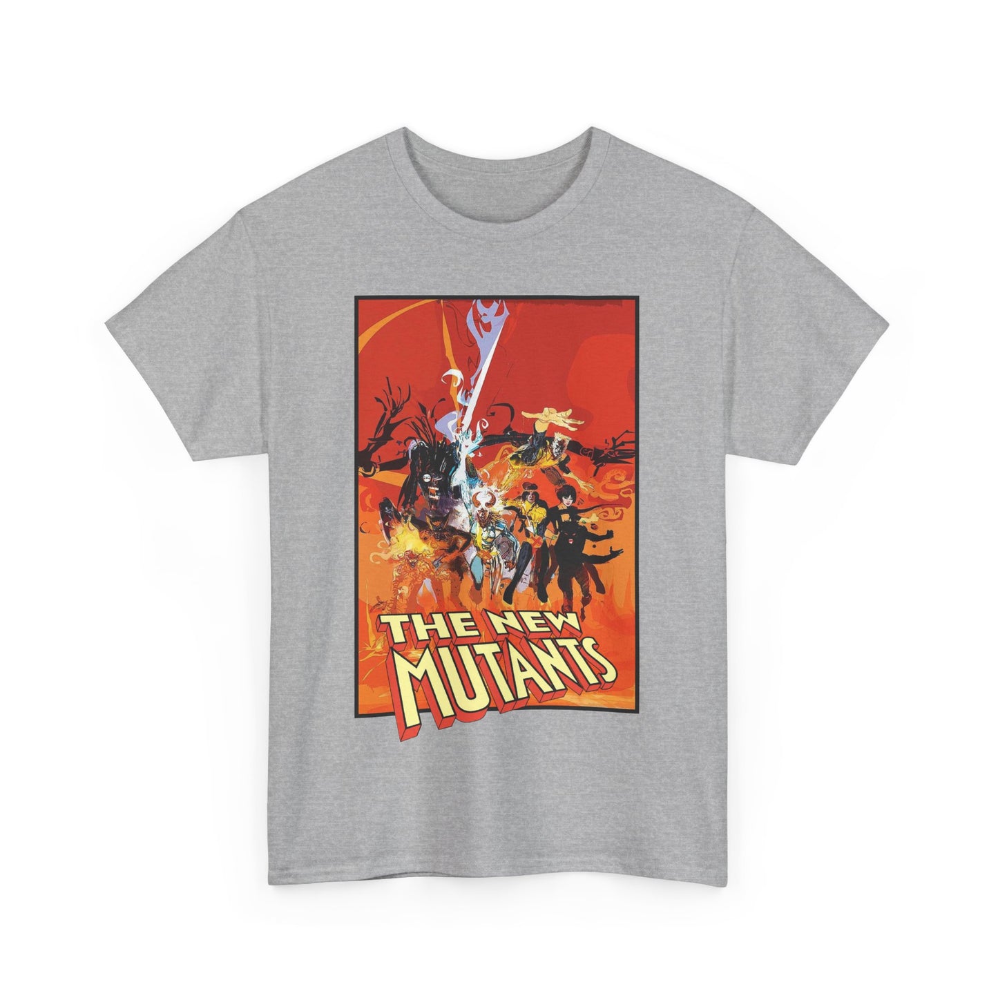 New Mutants T-Shirt - Bill Sienkiewicz Art - Marvel Comics - Magik, Warlock, Cannonball, Wolsbane, Sunspot