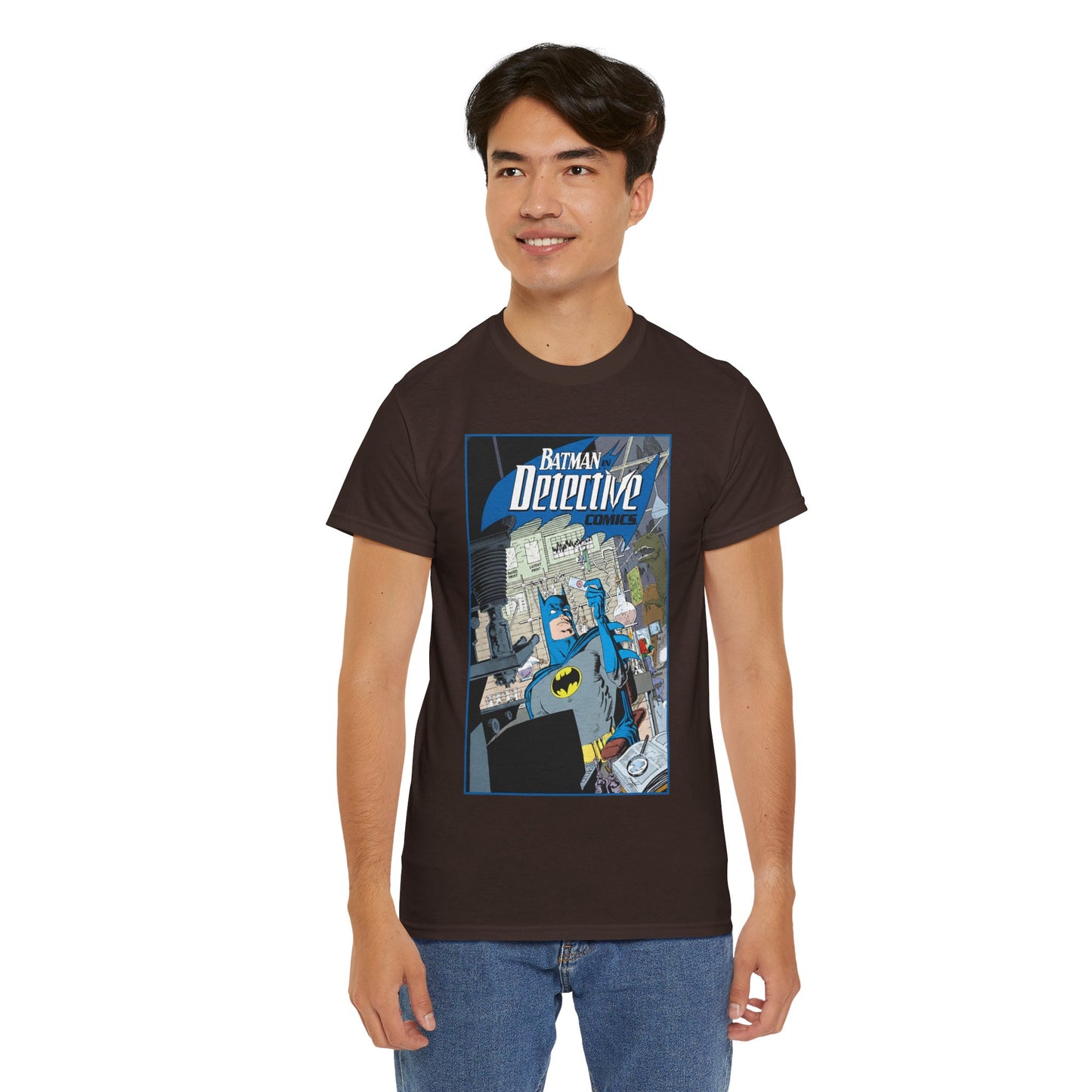 Detective Comics #619 T-Shirt - Norm Breyfogle Art - Batman in His Lab - DC Comics