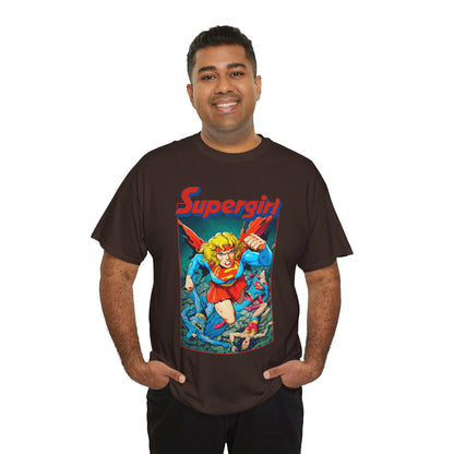 Supergirl T-Shirt - Tom Grummett Art - Crisis on Infinite Earths - Classic DC Comics Series - Death of Supergirl