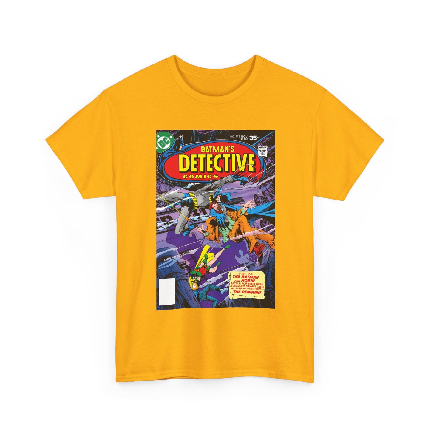 Detective Comics #473 T-Shirt - Marshall Rogers Art - Robin Appearance - DC Comics