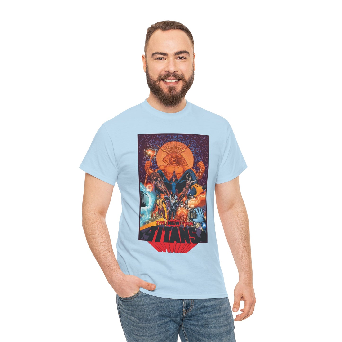 New Teen Titans T-Shirt - George Perez Art - Trigon's Titans - Raven - DC Comics