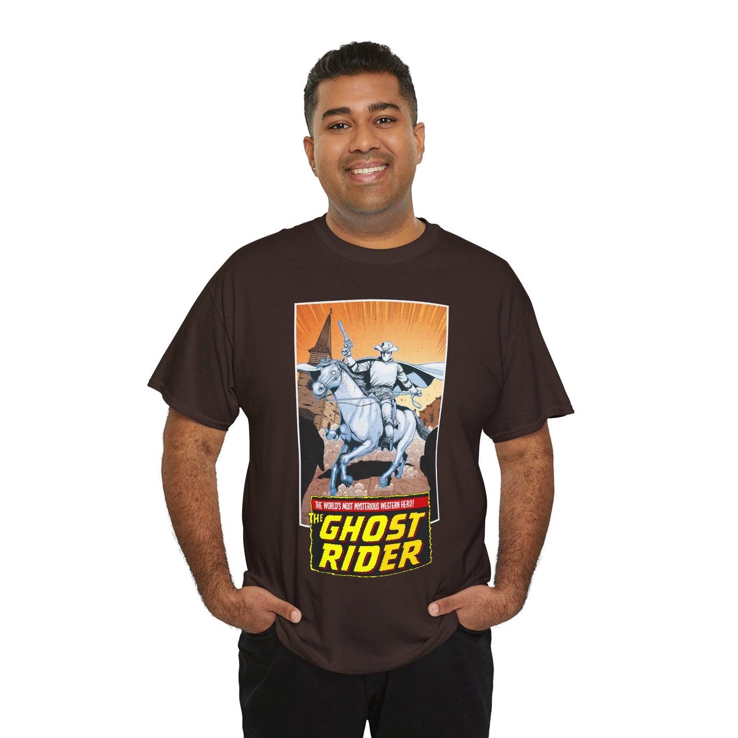 Ghost Rider/Phantom Rider T-Shirt - Carter Slade - Marvel Comics - 1970s Supernatural Western Hero