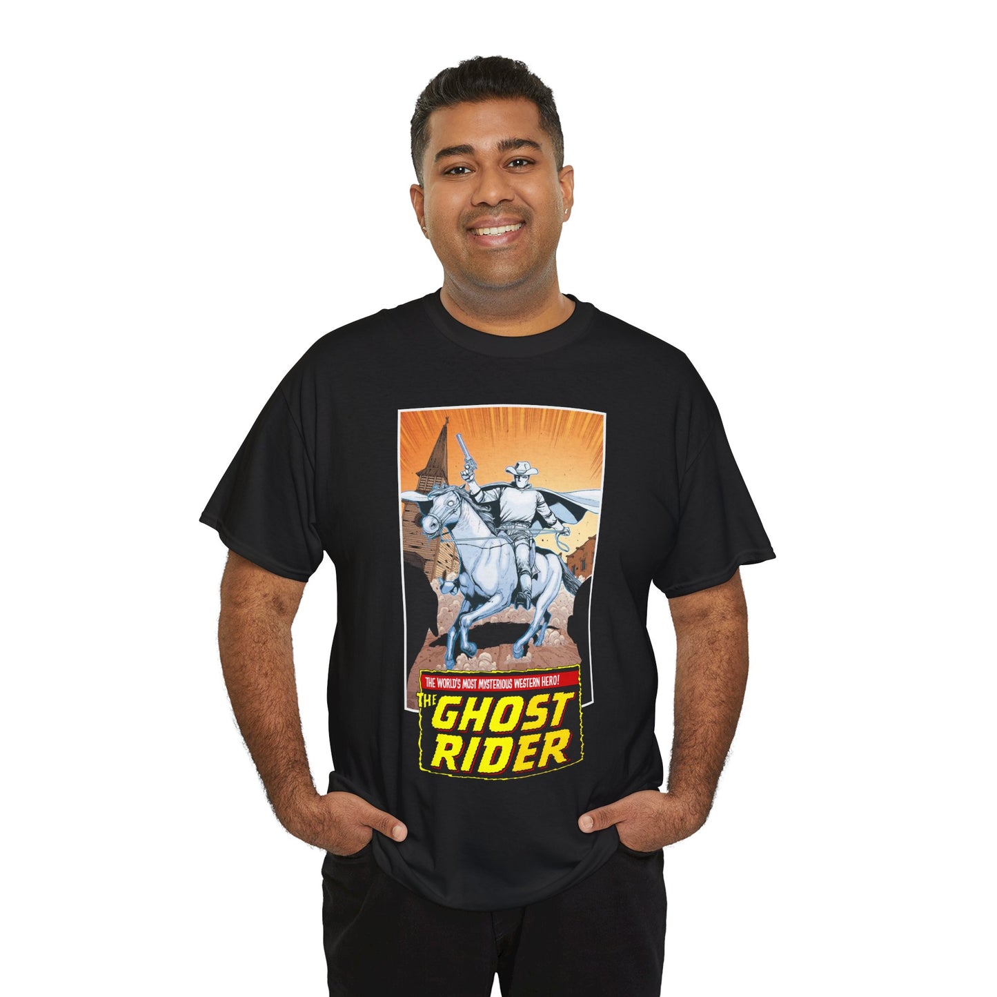 Ghost Rider/Phantom Rider T-Shirt - Carter Slade - Marvel Comics - 1970s Supernatural Western Hero