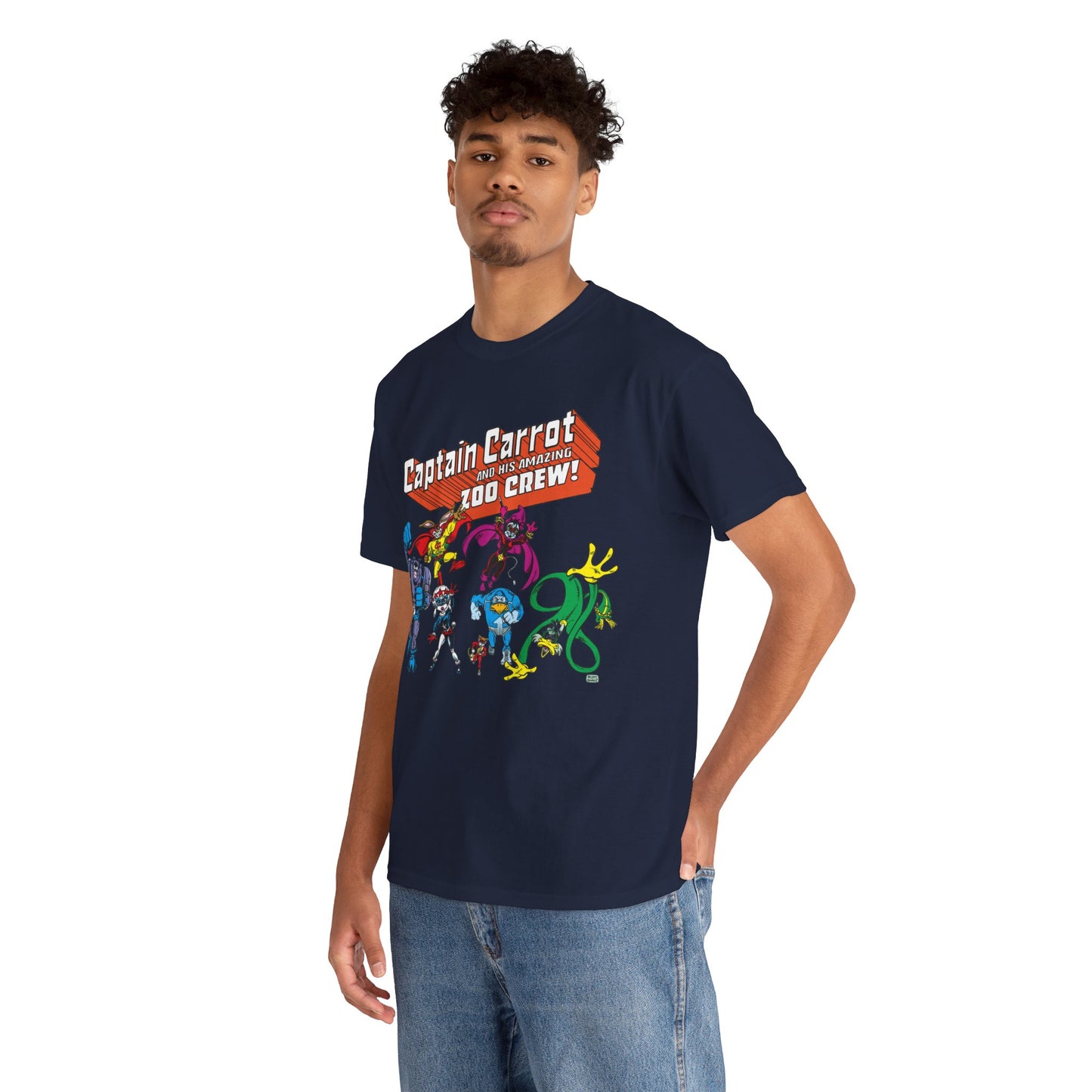 Captain Carrot & the Zoo Crew T-Shirt - 1980s Funny Animal Comic Series - DC Comics