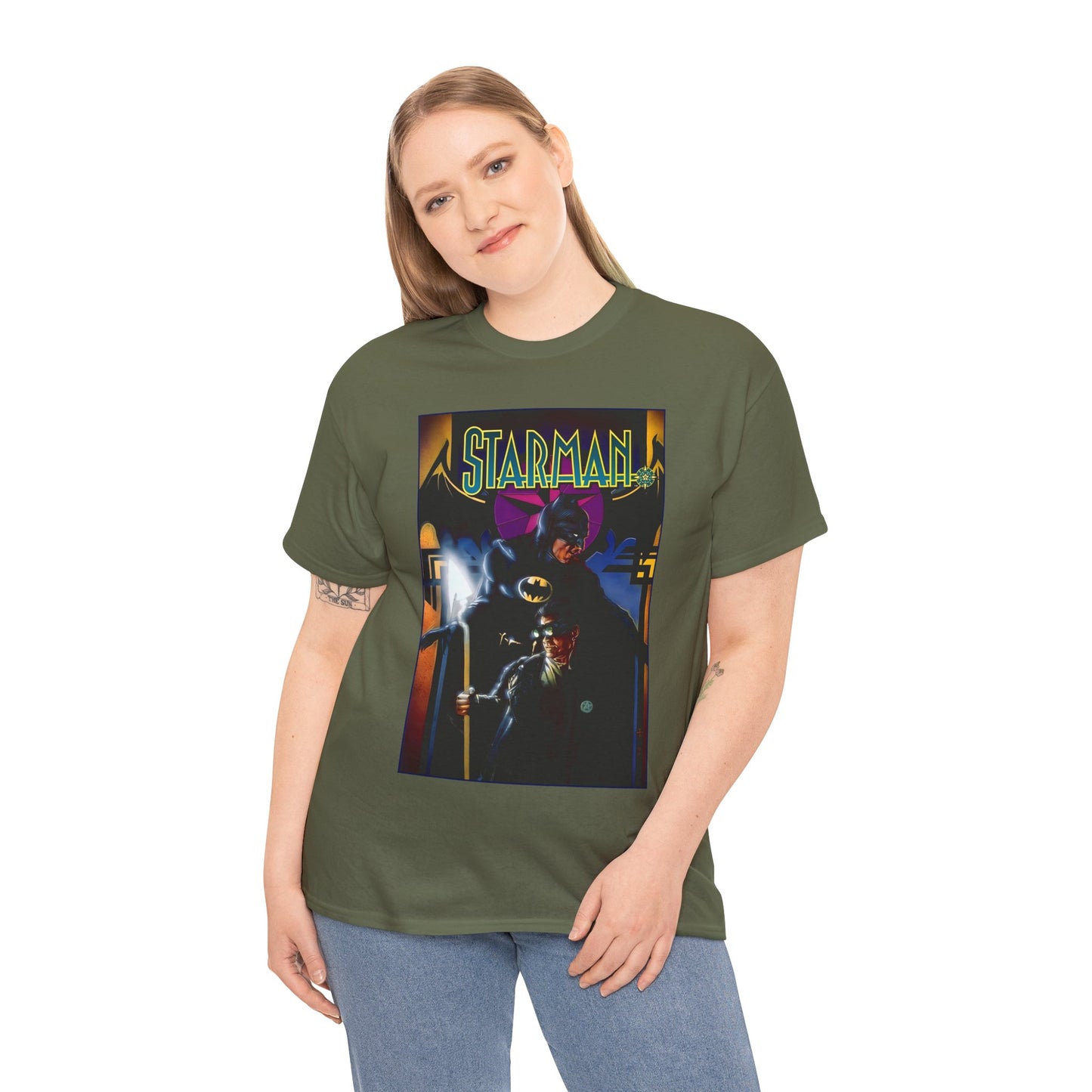 Starman & Batman T-Shirt - Tony Harris Art - Jack Knight - DC Comics