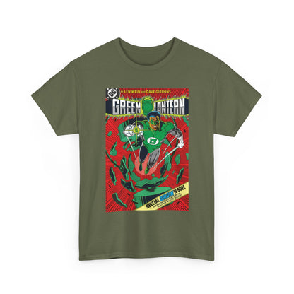 Green Lantern #185 T-Shirt - Dave Gibbons Art - John Stewart Origin Issue - DC Comics