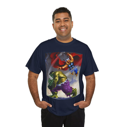 Incredible Hulk & Thor T-Shirt - Joe Jusko Art - Marvel Comics