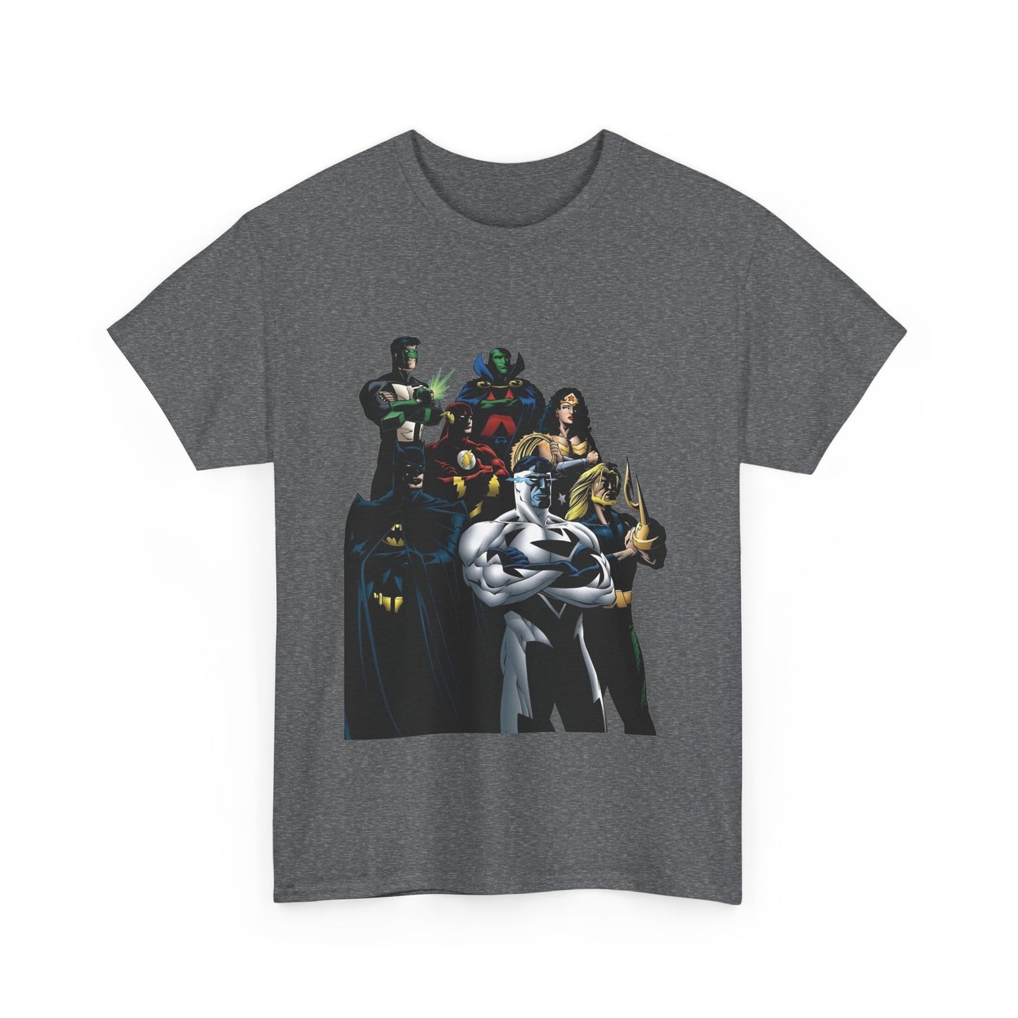 JLA T-Shirt - Howard Porter Art - Superman, Batman, Wonder Woman, Flash - DC Comics