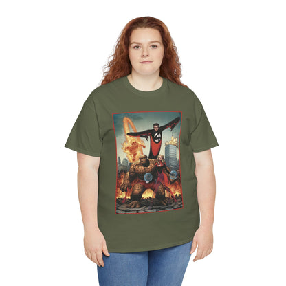 Fantastic Four T-Shirt - Arthur Adams Art - Marvel Comics