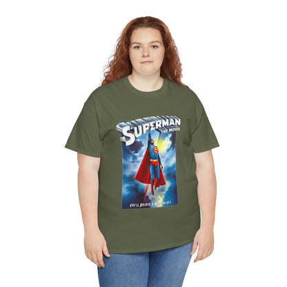 Superman The Movie T-Shirt - DC Comics - Man of Steel - Christopher Reeve 1978